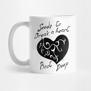 Pastel Goth seeds to break a heart BN version Mug